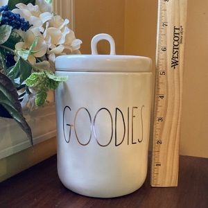 Rae Dunn GOODIES loop lid canister